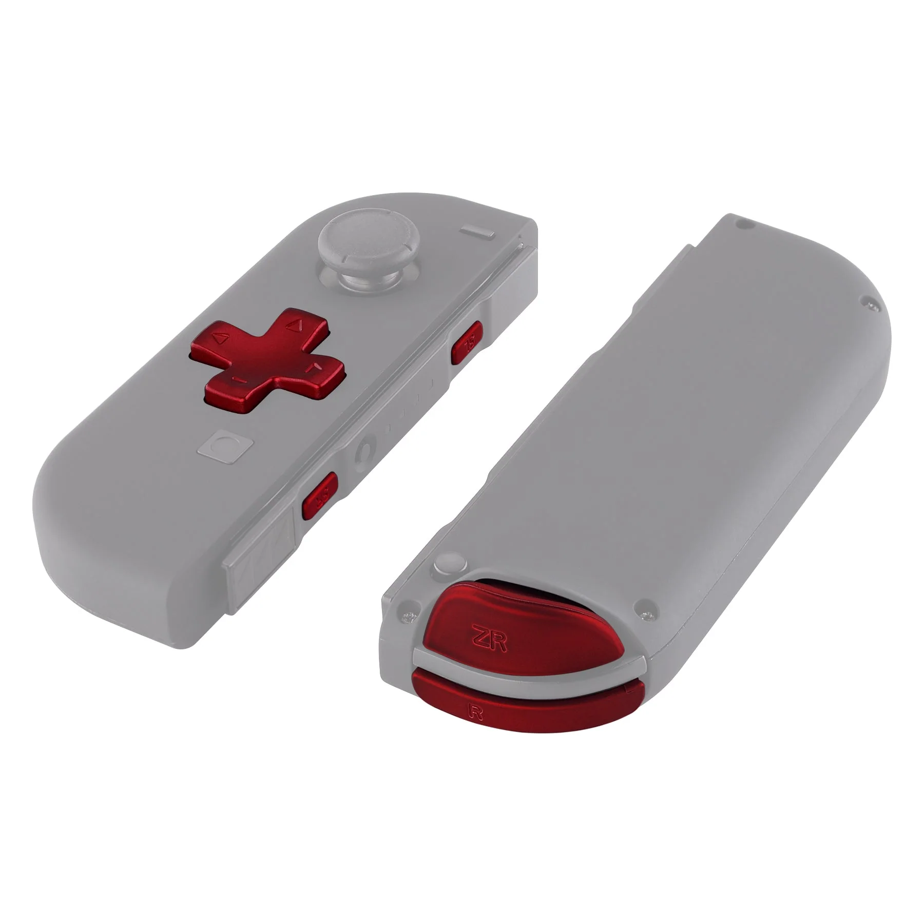 eXtremeRate Dpad Version Replacement Full Set Buttons for Joycon of Switch (D-pad ONLY Fits for eXtremeRate D-pad Shell for Joycon) - Scarlet Red - Image 7
