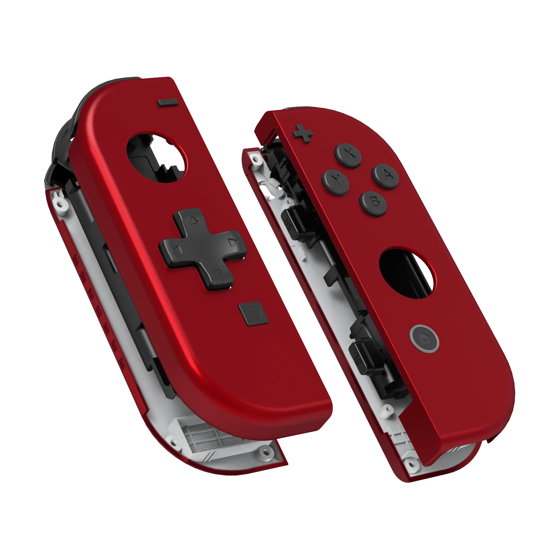 eXtremeRate Dpad Version Replacement Full Set Shell Case with Buttons for Joycon of NS Switch - Scarlet Red - Image 12