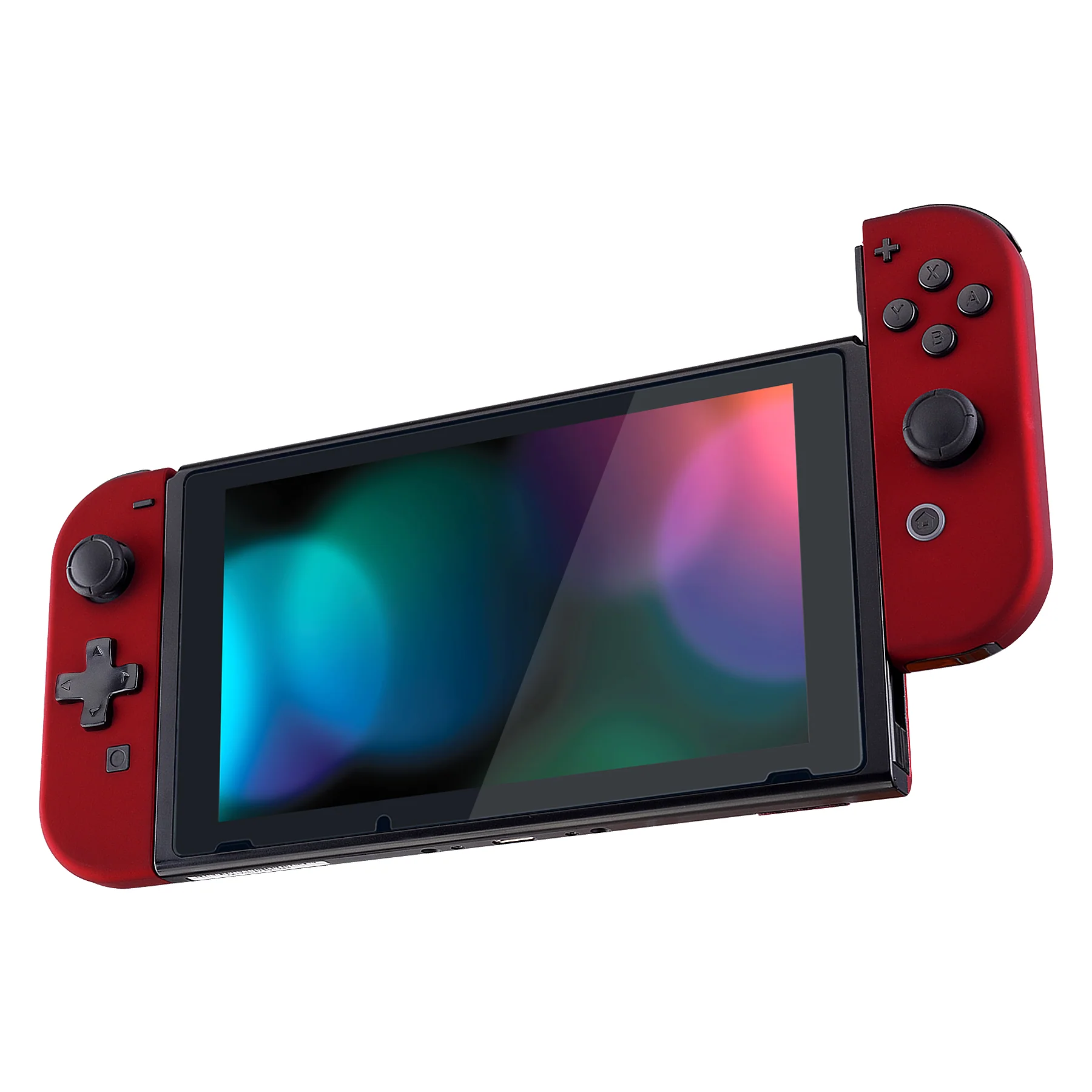 eXtremeRate Dpad Version Replacement Full Set Shell Case with Buttons for Joycon of NS Switch - Scarlet Red - Image 5