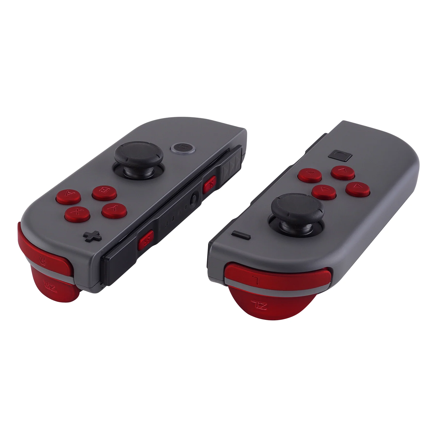 eXtremeRate Replacement Full Set Buttons for Joycon of NS Switch - Scarlet Red - Image 4