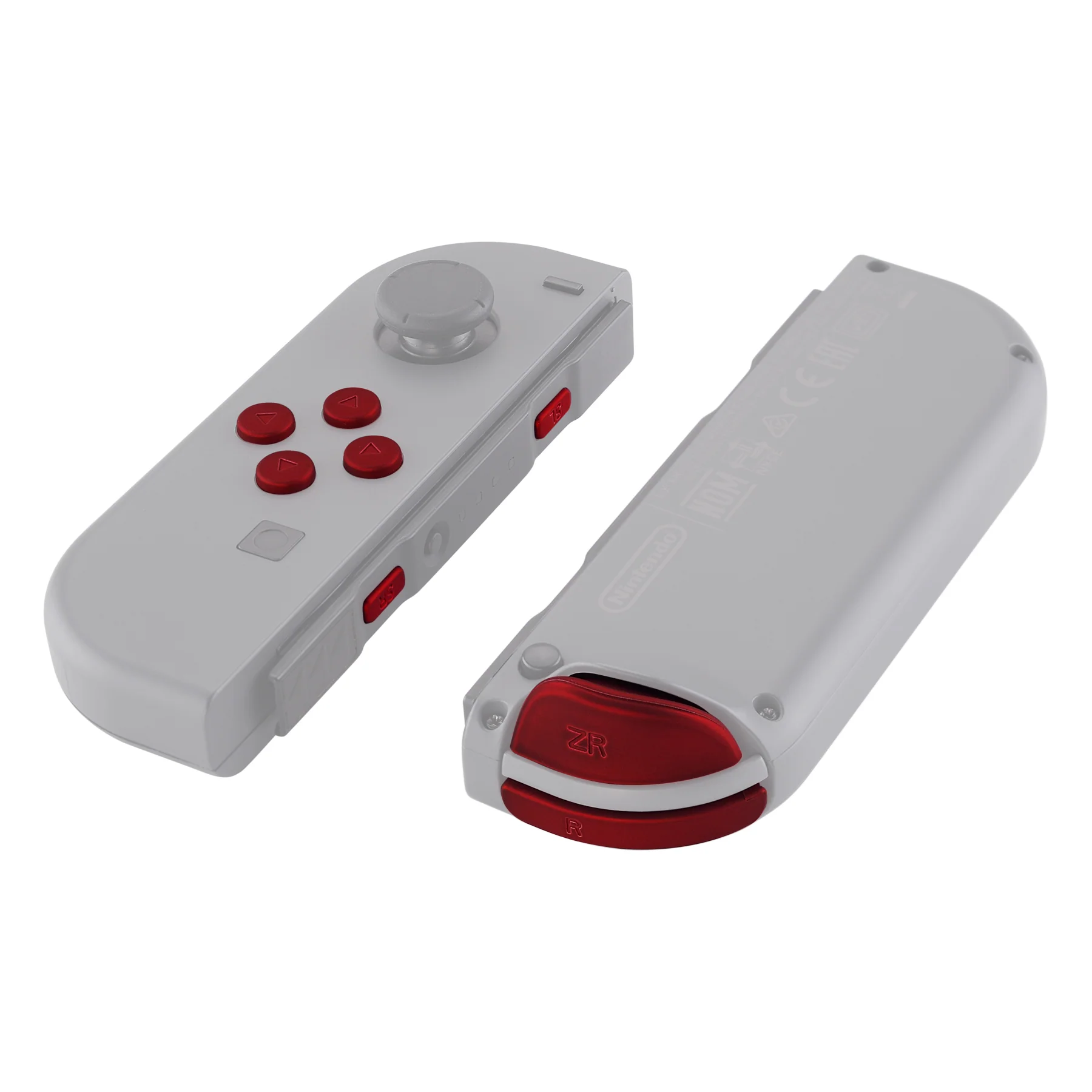 eXtremeRate Replacement Full Set Buttons for Joycon of NS Switch - Scarlet Red - Image 6