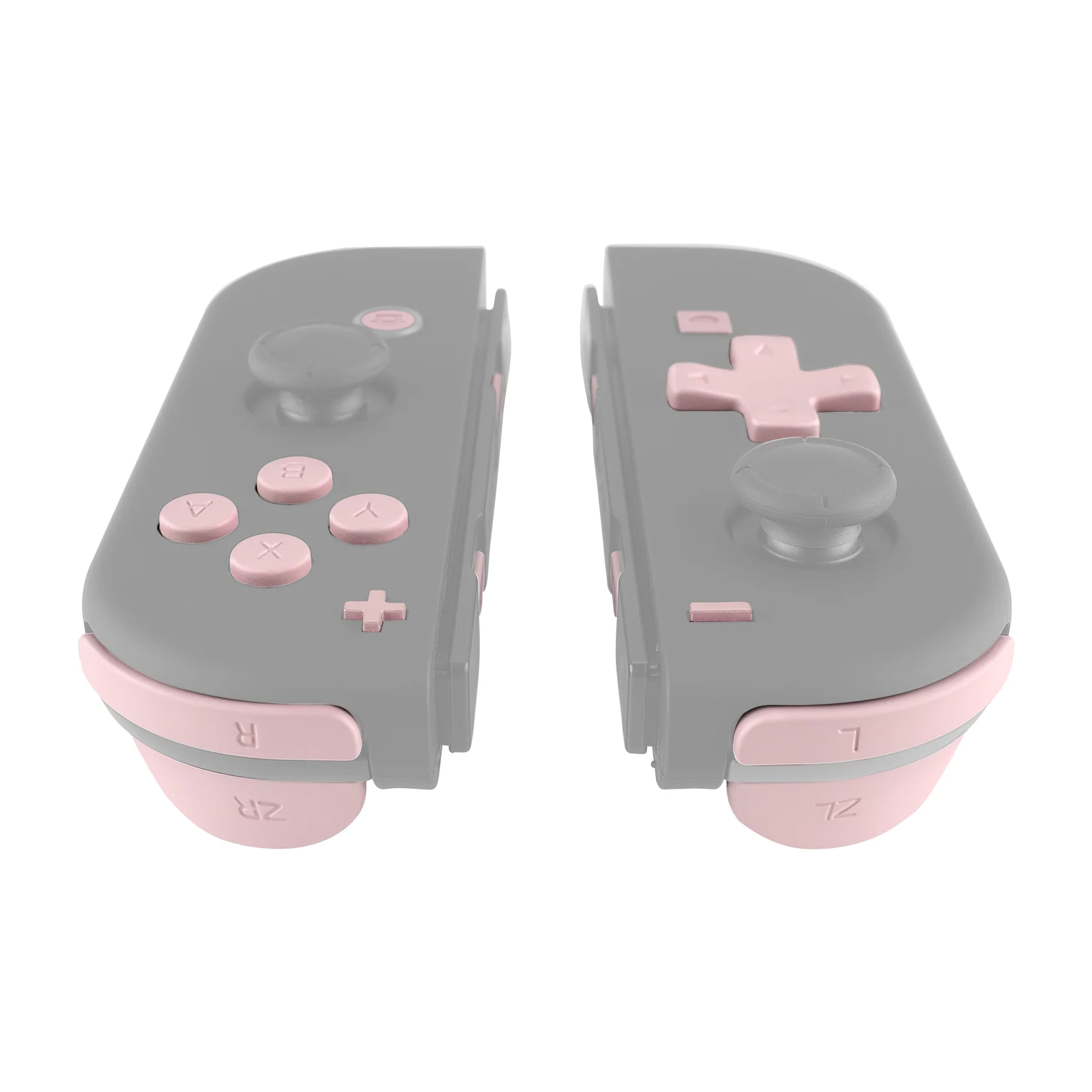 eXtremeRate Dpad Version Replacement Full Set Buttons for Joycon of Switch (D-pad ONLY Fits for eXtremeRate D-pad Shell for Joycon) - Cherry Blossoms Pink - Image 4