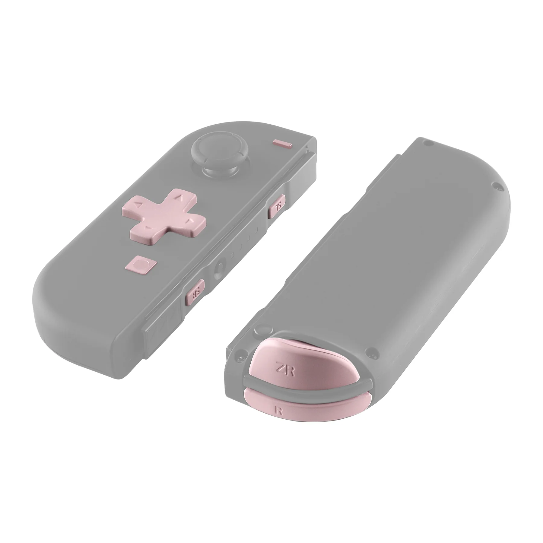 eXtremeRate Dpad Version Replacement Full Set Buttons for Joycon of Switch (D-pad ONLY Fits for eXtremeRate D-pad Shell for Joycon) - Cherry Blossoms Pink - Image 6