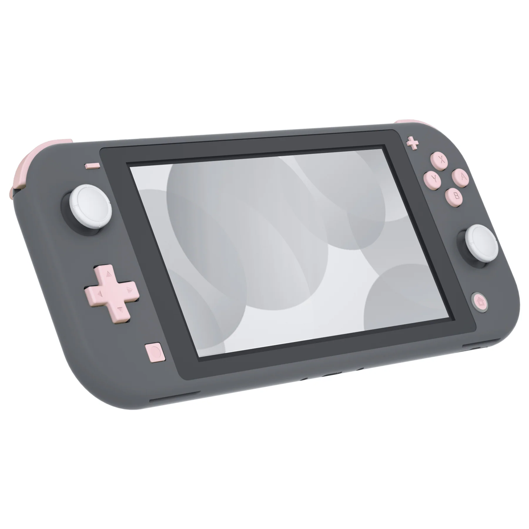 eXtremeRate Replacement Full Set Buttons for NS Switch Lite - Cherry Blossoms Pink - Image 5