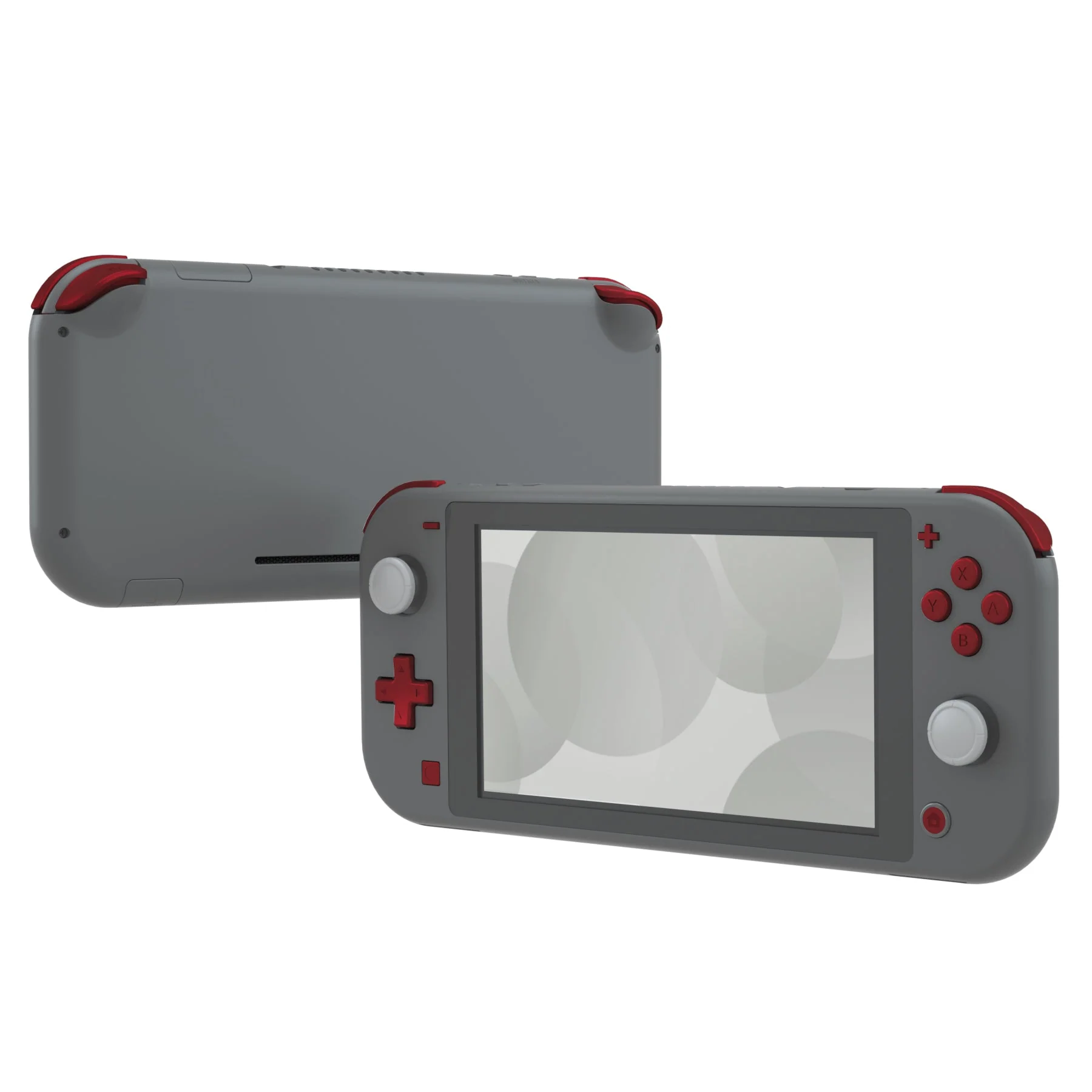 eXtremeRate Replacement Full Set Buttons for NS Switch Lite - Scarlet Red - Image 3
