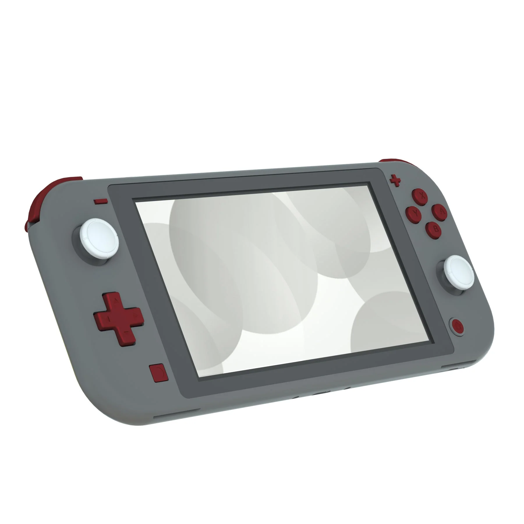 eXtremeRate Replacement Full Set Buttons for NS Switch Lite - Scarlet Red - Image 5