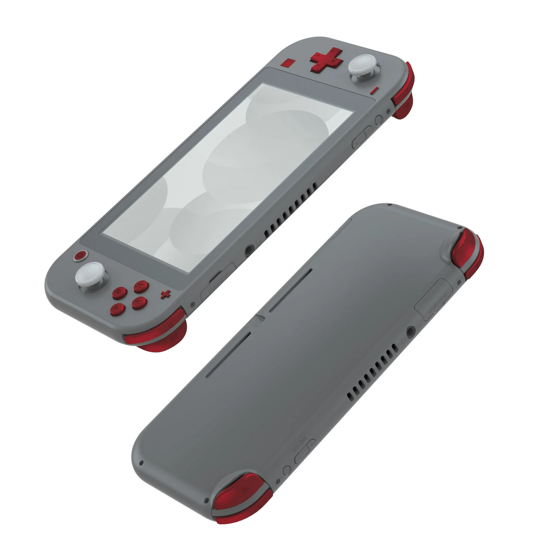 eXtremeRate Replacement Full Set Buttons for NS Switch Lite - Scarlet Red - Image 8