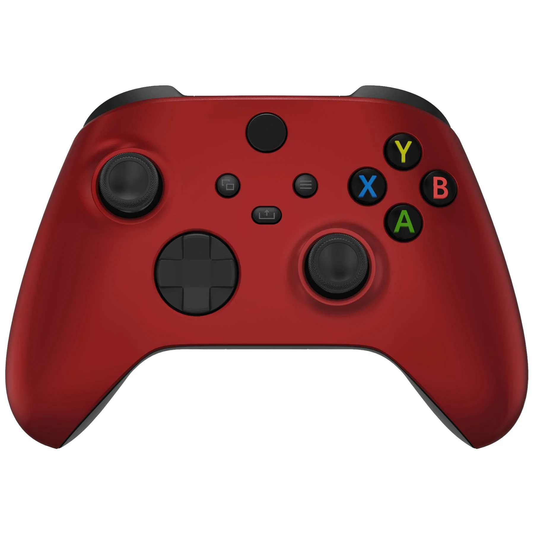 eXtremeRate Replacement Front Housing Shells with Side Rails Panels for Xbox Series X & S Controller - Scarlet Red - Image 4