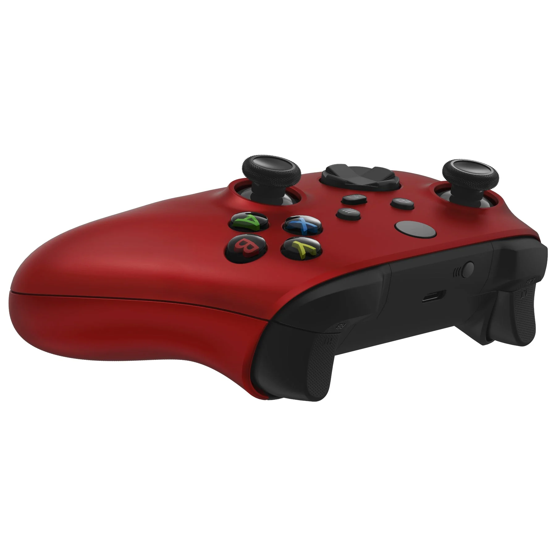 eXtremeRate Replacement Front Housing Shells with Side Rails Panels for Xbox Series X & S Controller - Scarlet Red - Image 8