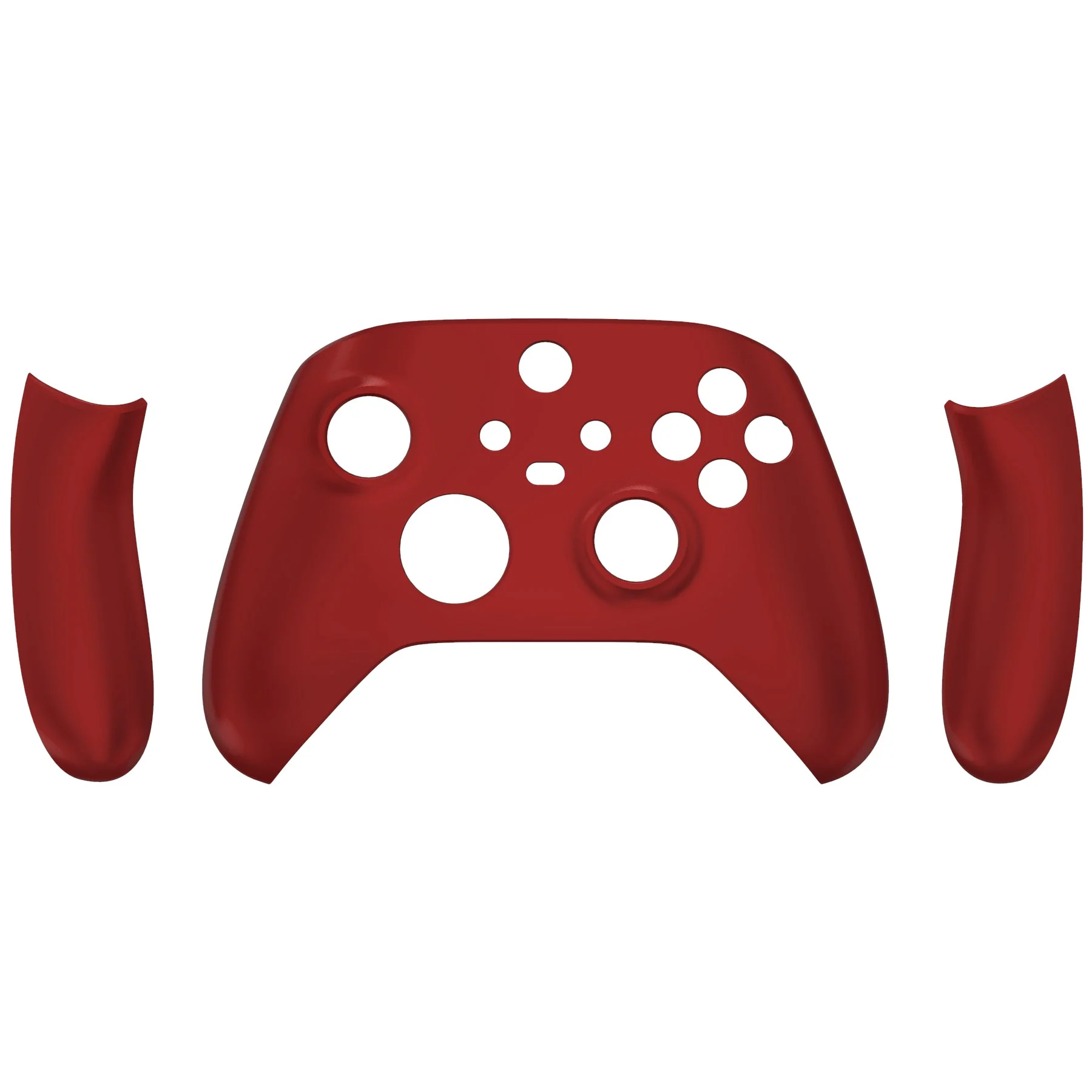 eXtremeRate Replacement Front Housing Shells with Side Rails Panels for Xbox Series X & S Controller - Scarlet Red - Image 9
