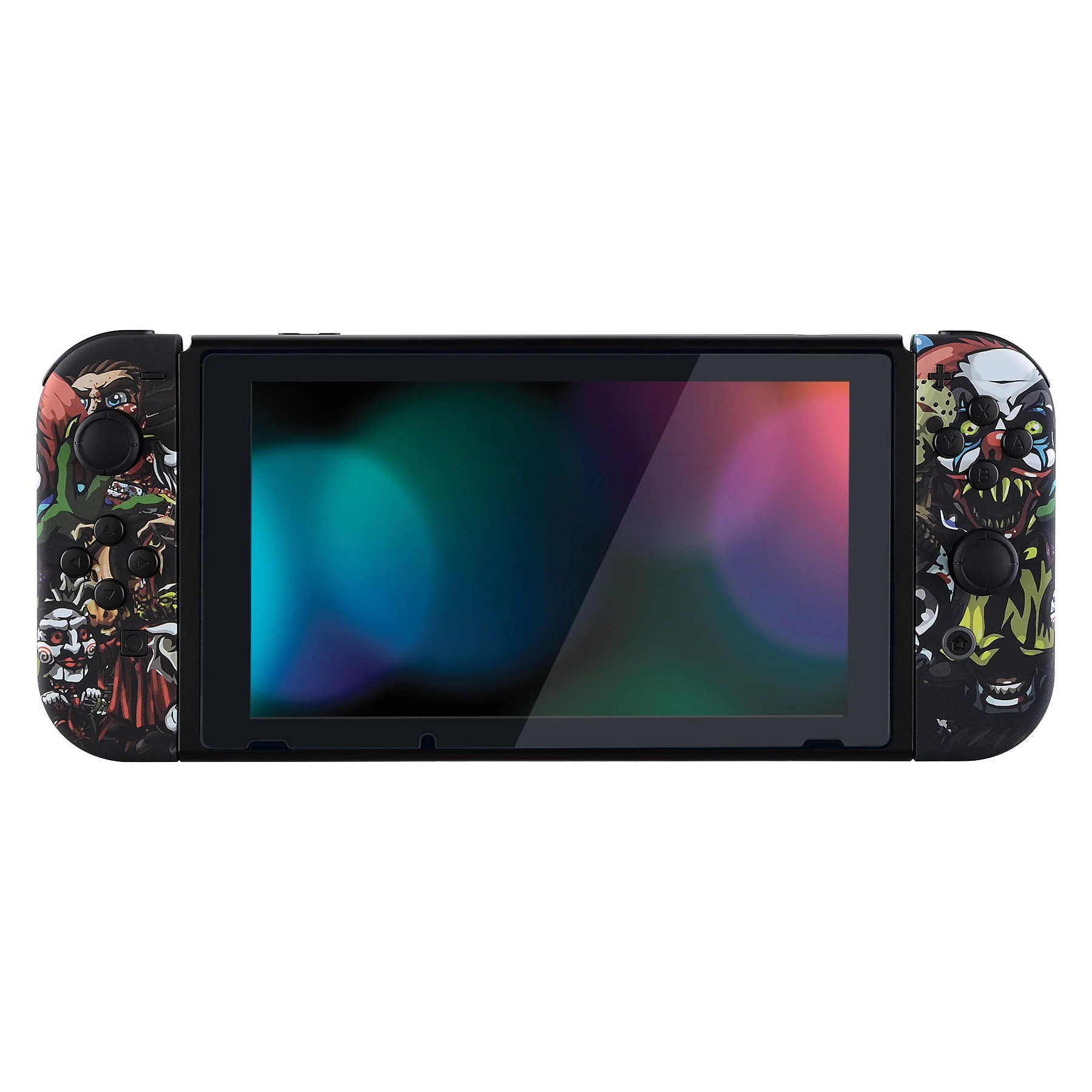 eXtremeRate Replacement Full Set Shells with Buttons for Nintendo Switch - Scary Party - Image 5