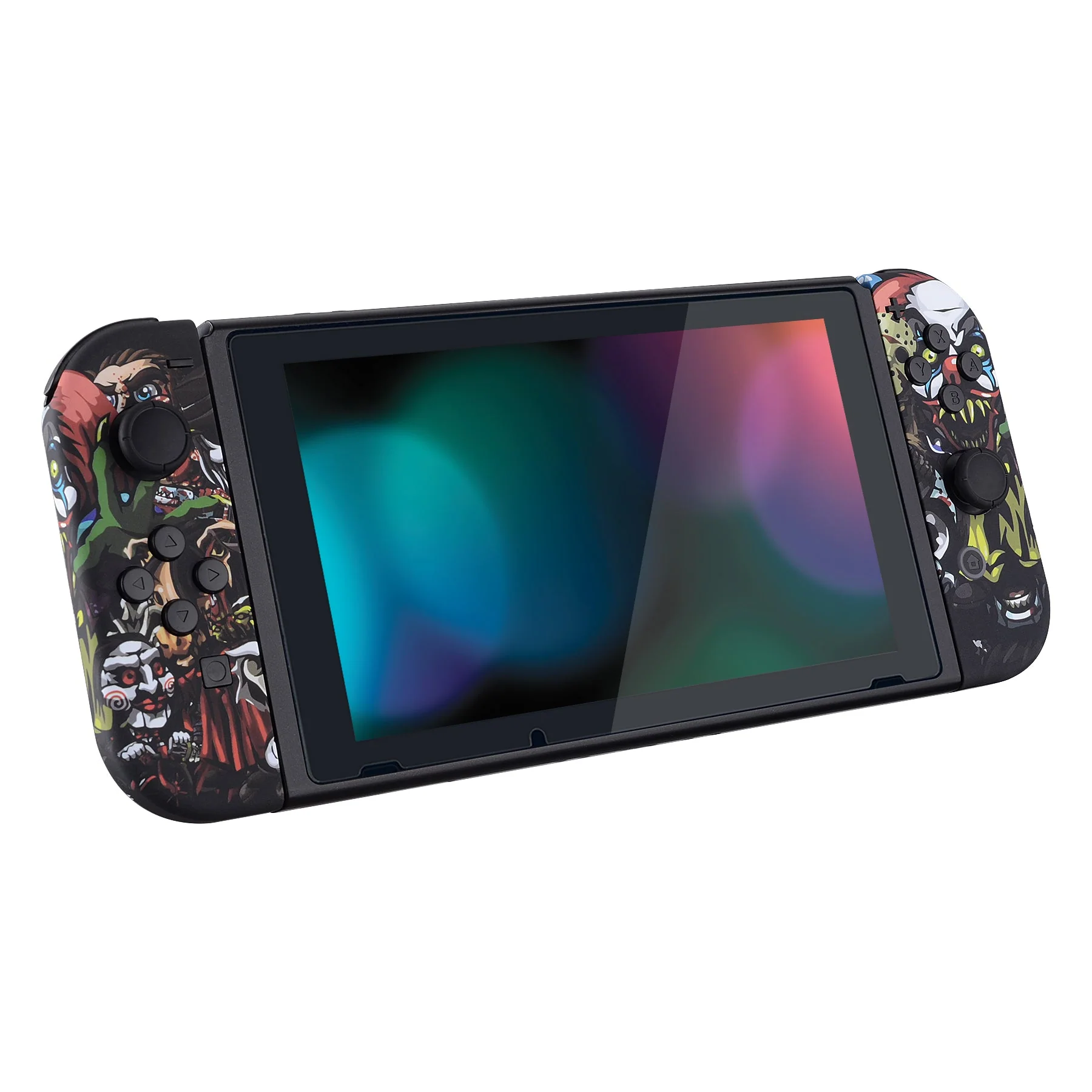 eXtremeRate Replacement Full Set Shells with Buttons for Nintendo Switch - Scary Party - Image 6