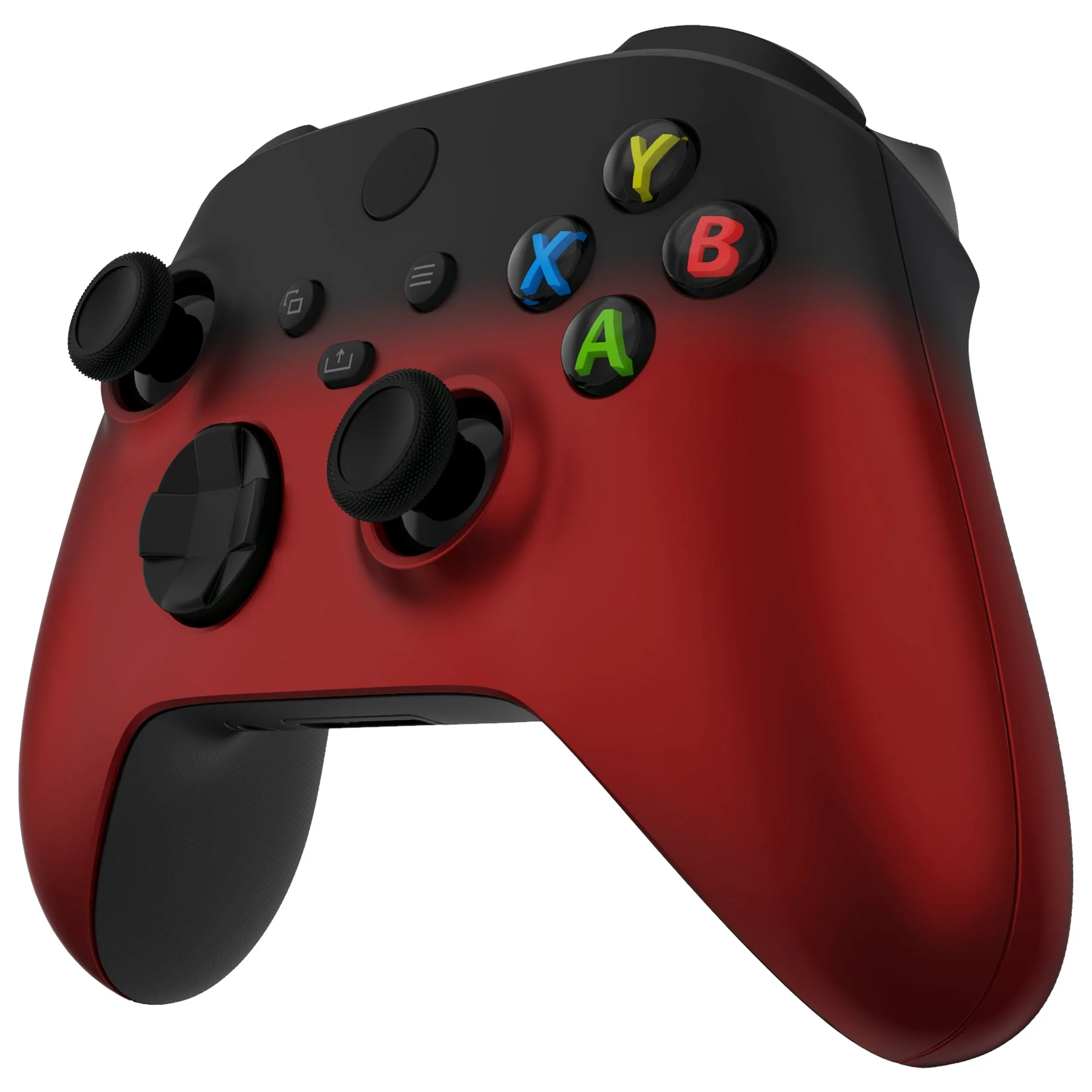 eXtremeRate Replacement Front Housing Shells with Side Rails Panels for Xbox Series X & S Controller - Shadow Red - Image 5