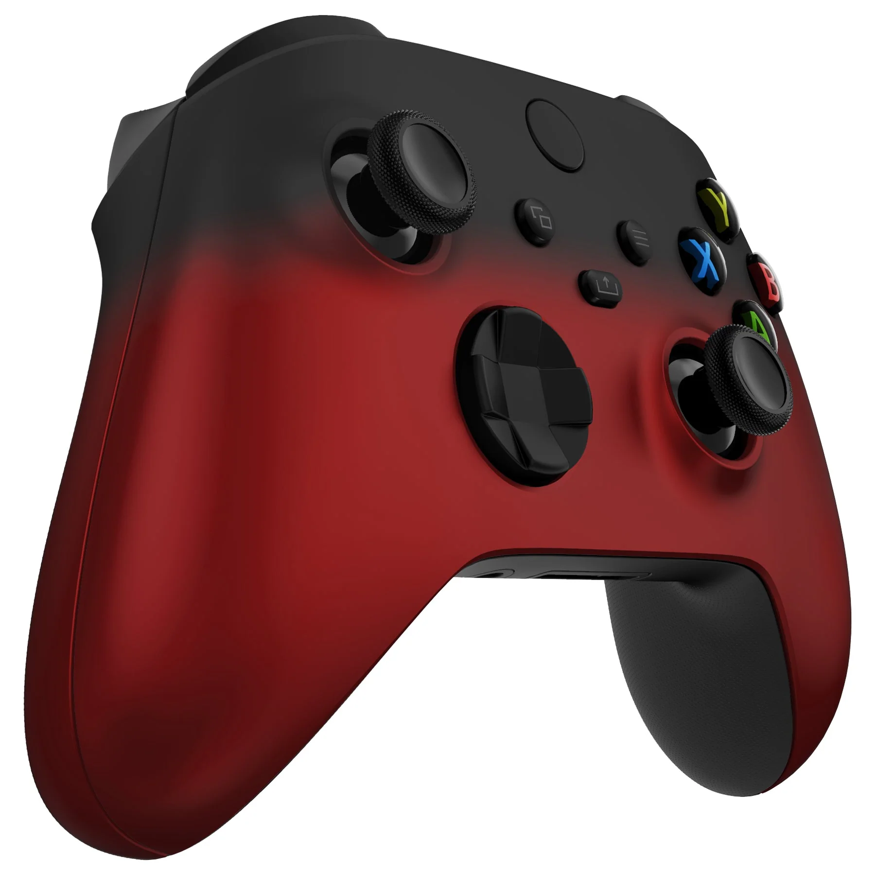 eXtremeRate Replacement Front Housing Shells with Side Rails Panels for Xbox Series X & S Controller - Shadow Red - Image 6