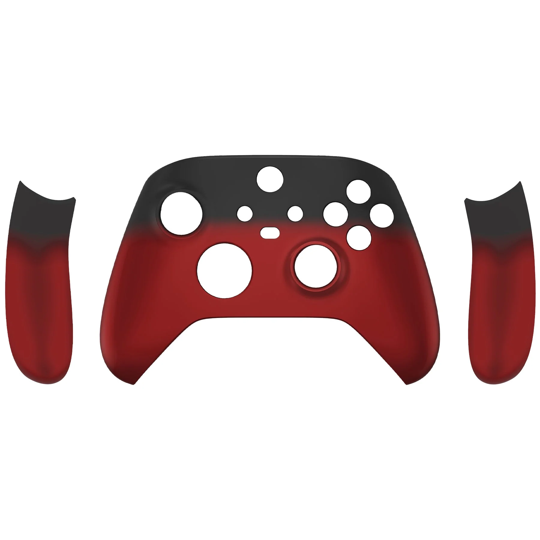 eXtremeRate Replacement Front Housing Shells with Side Rails Panels for Xbox Series X & S Controller - Shadow Red - Image 8