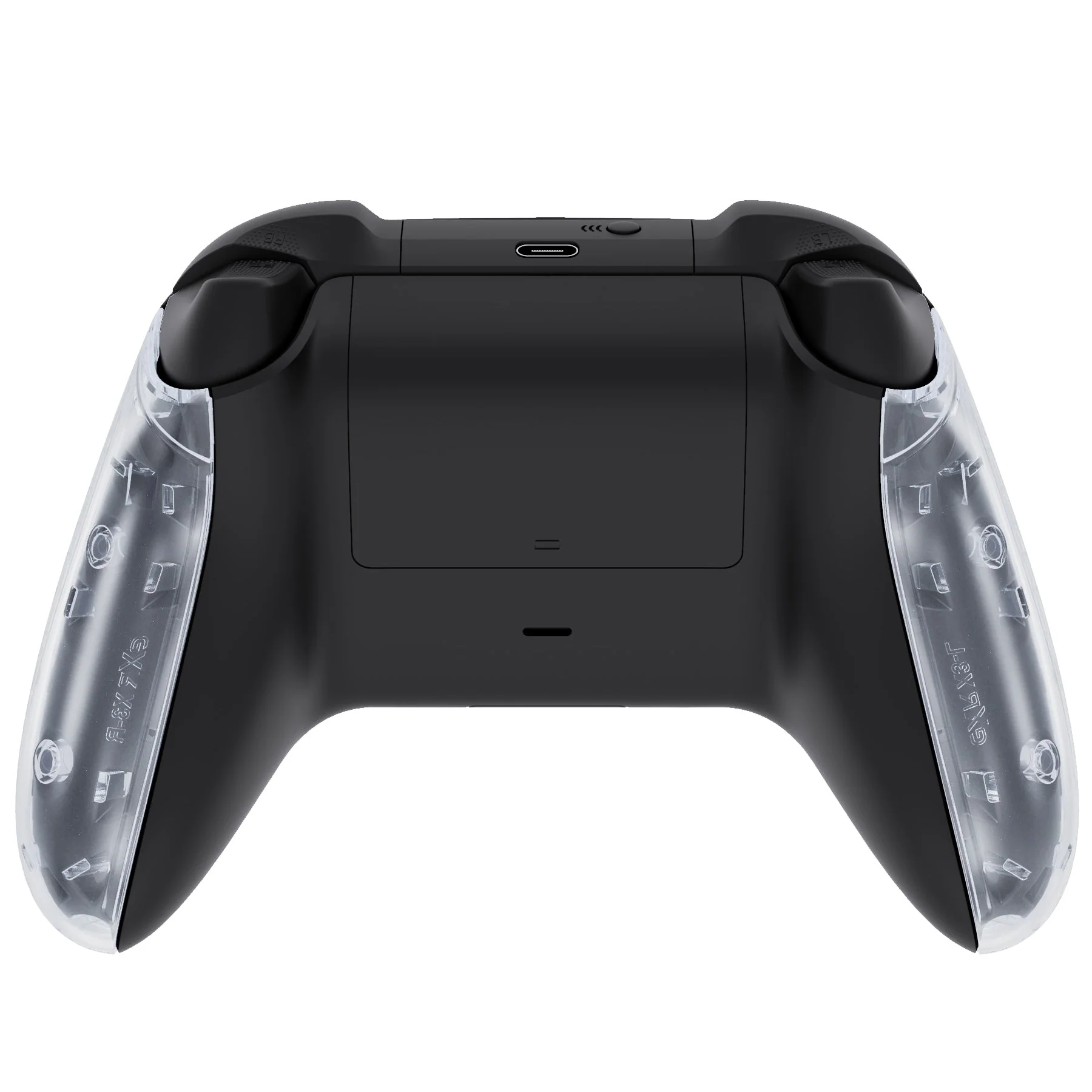 eXtremeRate Replacement Front Housing Shells with Side Rails Panels for Xbox Series X & S Controller - Transparent Clear - Image 7