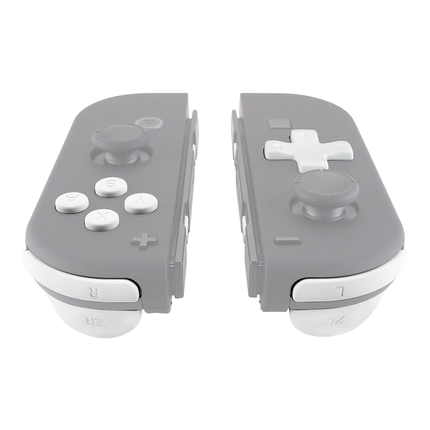 eXtremeRate Dpad Version Replacement Full Set Buttons for Joycon of Switch (D-pad ONLY Fits for eXtremeRate D-pad Shell for Joycon) - White - Image 5