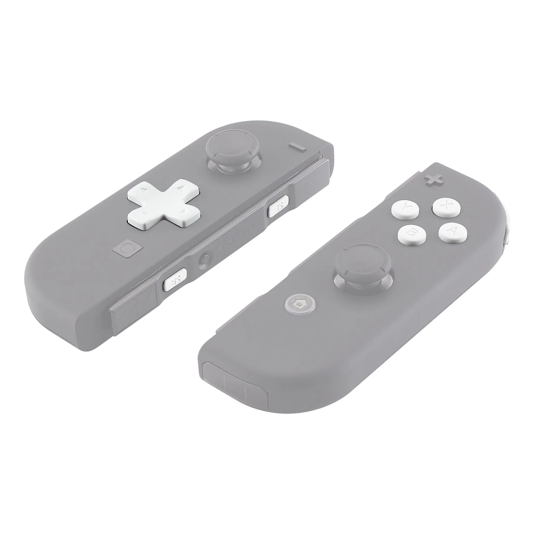 eXtremeRate Dpad Version Replacement Full Set Buttons for Joycon of Switch (D-pad ONLY Fits for eXtremeRate D-pad Shell for Joycon) - White - Image 6