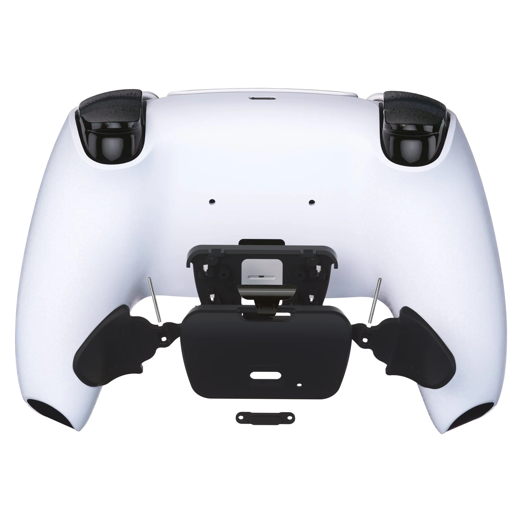 eXtremeRate Replacement Redesigned K1 K2 Back Buttons for eXtremerate RISE Remap Kit, Compatible with PS5 Controller - Solid Black - Image 4