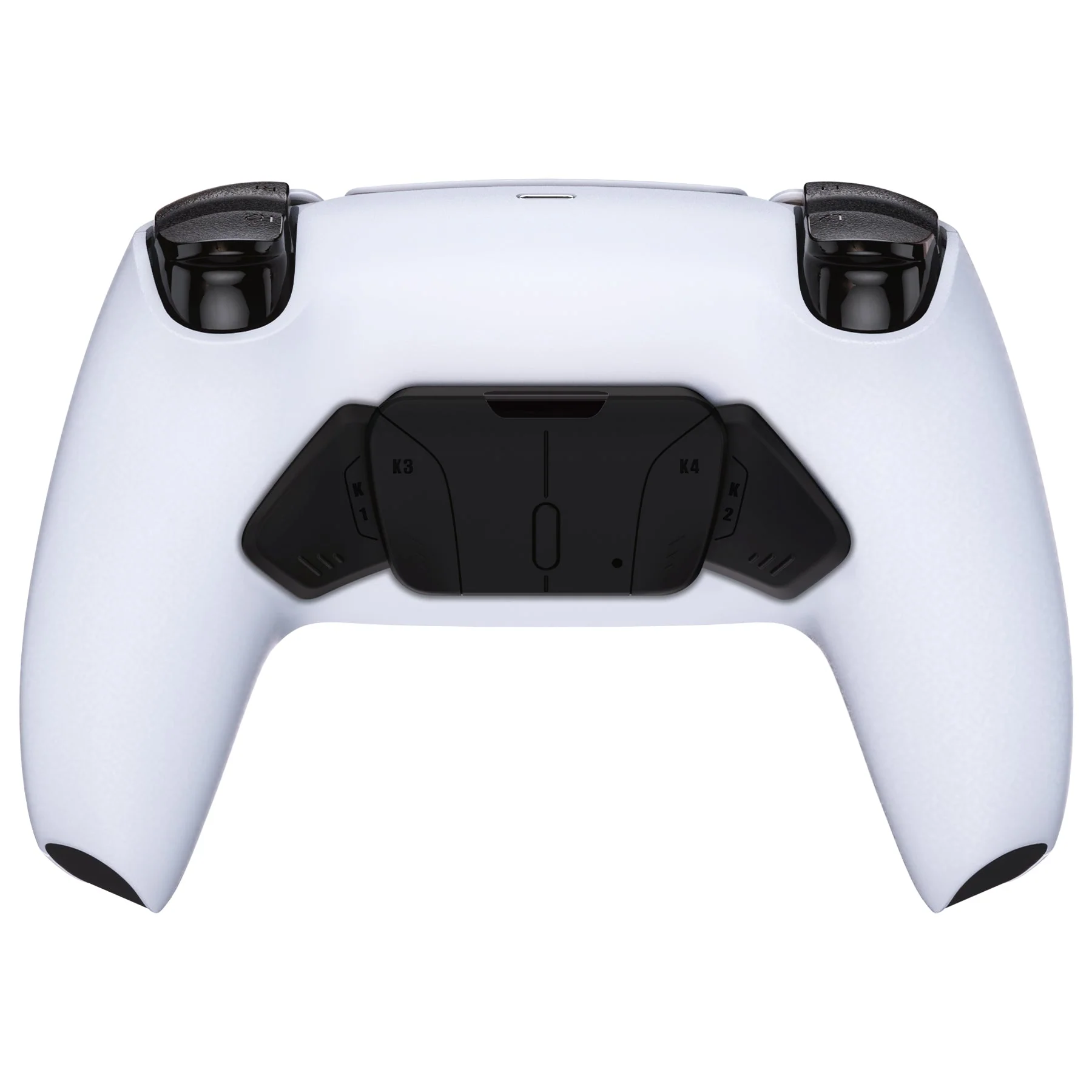 eXtremeRate Replacement Redesigned K1 K2 K3 K4 Back Buttons Housing Shell for eXtremeRate RISE4 Remap Kit, Compatible with PS5 Controller - Solid Black - Image 4