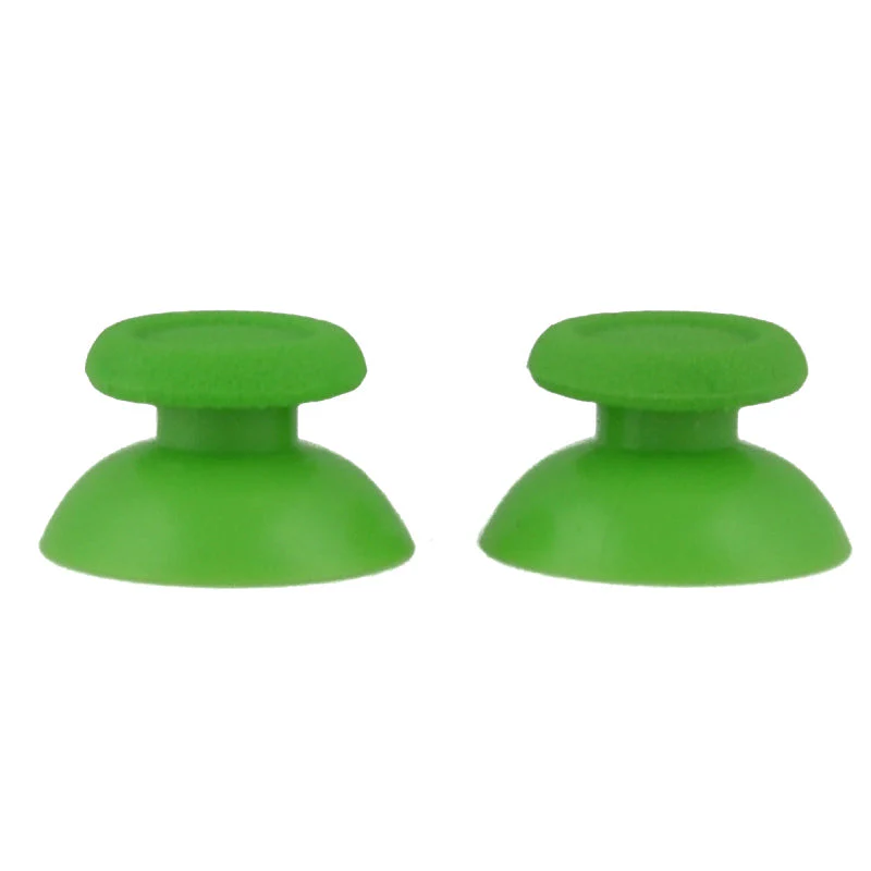 eXtremeRate Replacement 3D Analog Thumbsticks Compatible with PS4 Controller - Solid Green - Image 2