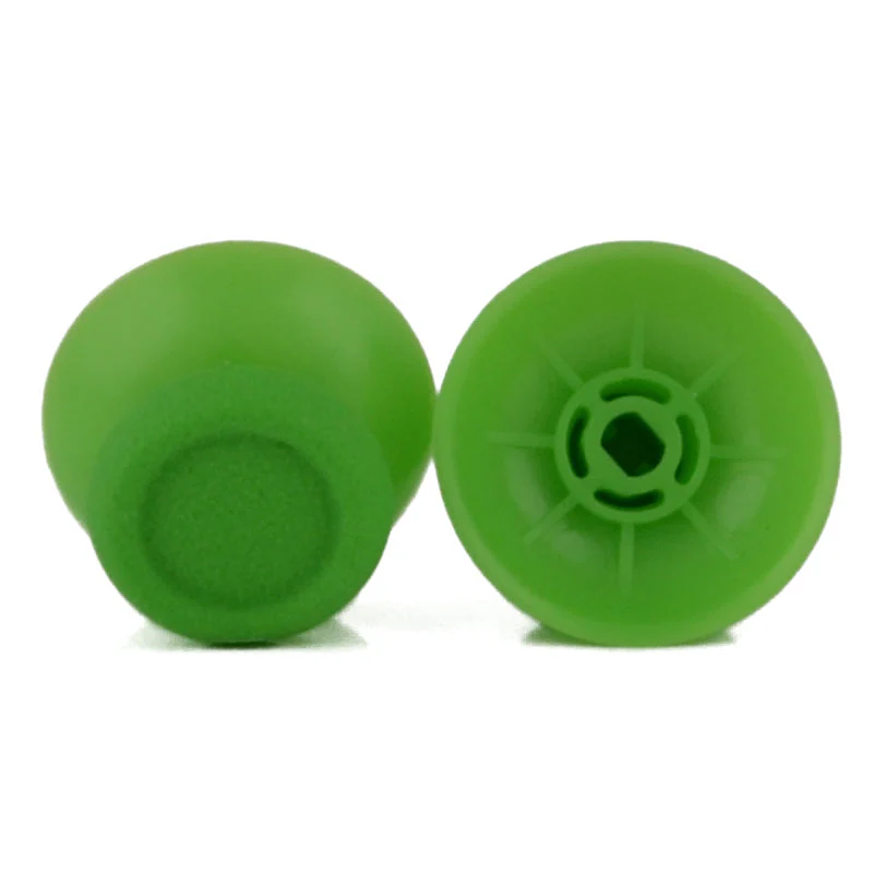 eXtremeRate Replacement 3D Analog Thumbsticks Compatible with PS4 Controller - Solid Green - Image 3
