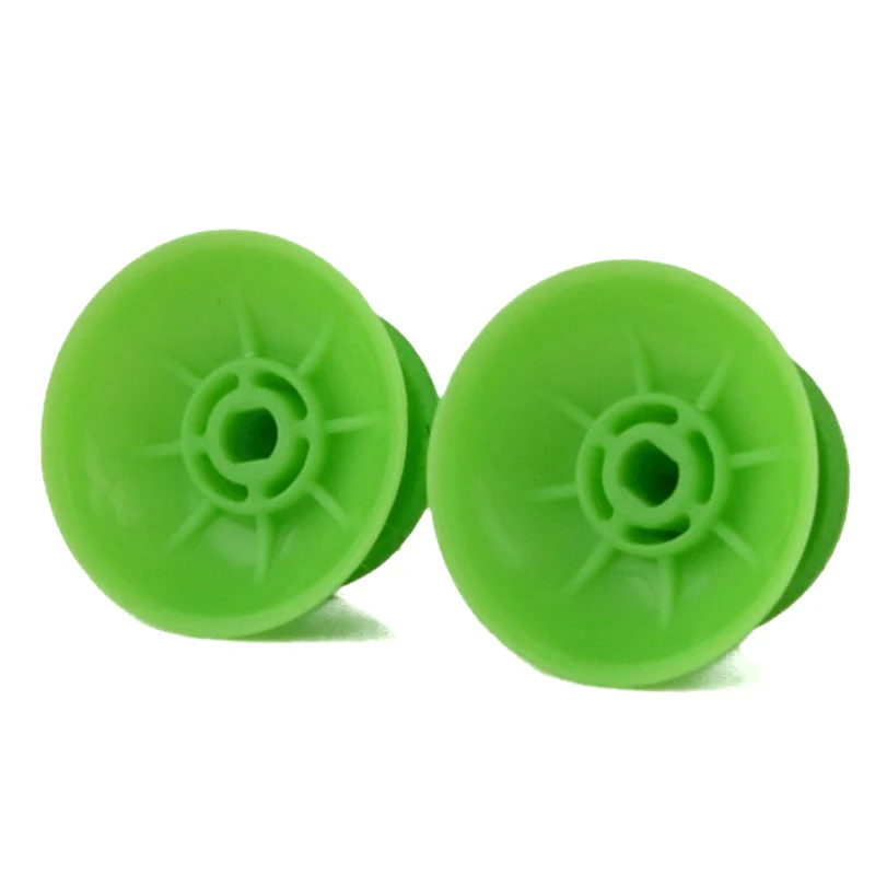 eXtremeRate Replacement 3D Analog Thumbsticks Compatible with PS4 Controller - Solid Green - Image 4