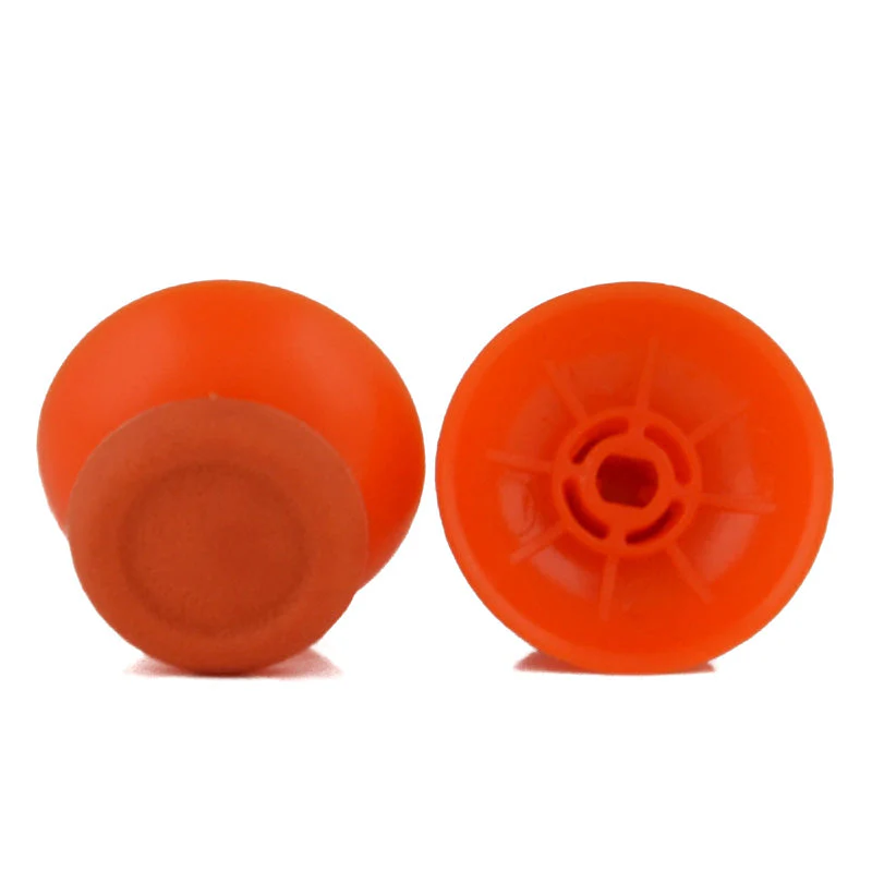 eXtremeRate Replacement 3D Analog Thumbsticks Compatible with PS4 Controller - Solid Orange - Image 3