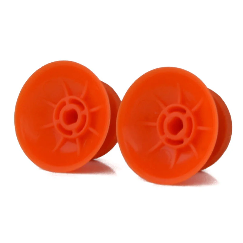 eXtremeRate Replacement 3D Analog Thumbsticks Compatible with PS4 Controller - Solid Orange - Image 4