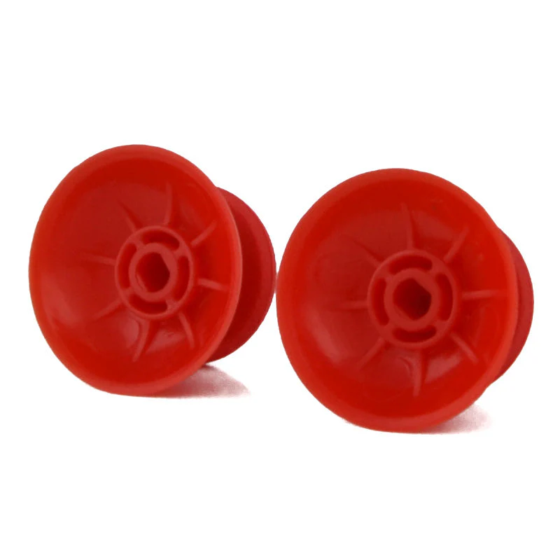eXtremeRate Replacement 3D Analog Thumbsticks Compatible with PS4 Controller - Solid Red - Image 4