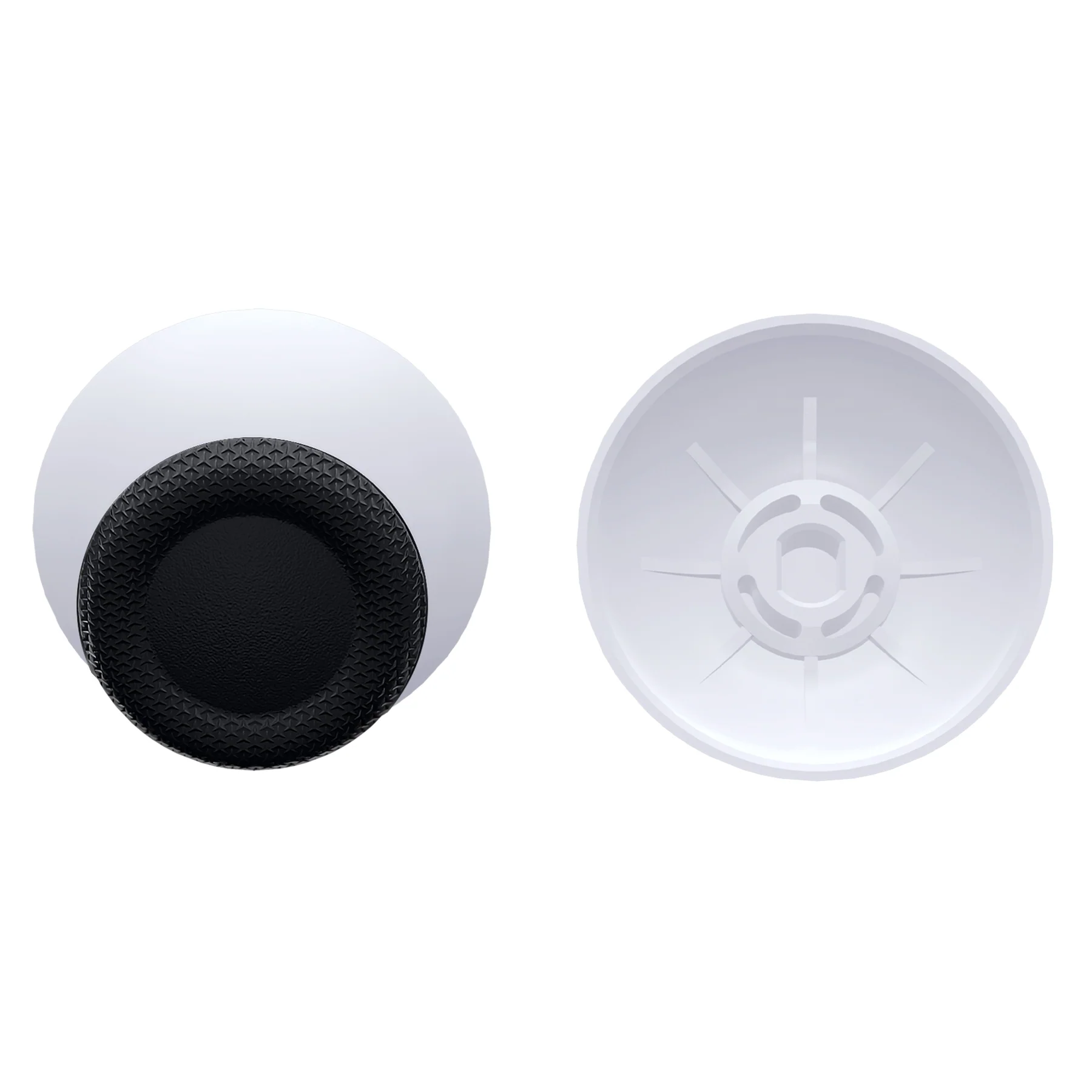 eXtremeRate Replacement Dual-Color Thumbsticks Analog Stick Joystick Compatible with PS5 & PS4 All Model Controller - Solid White & Black - Image 6