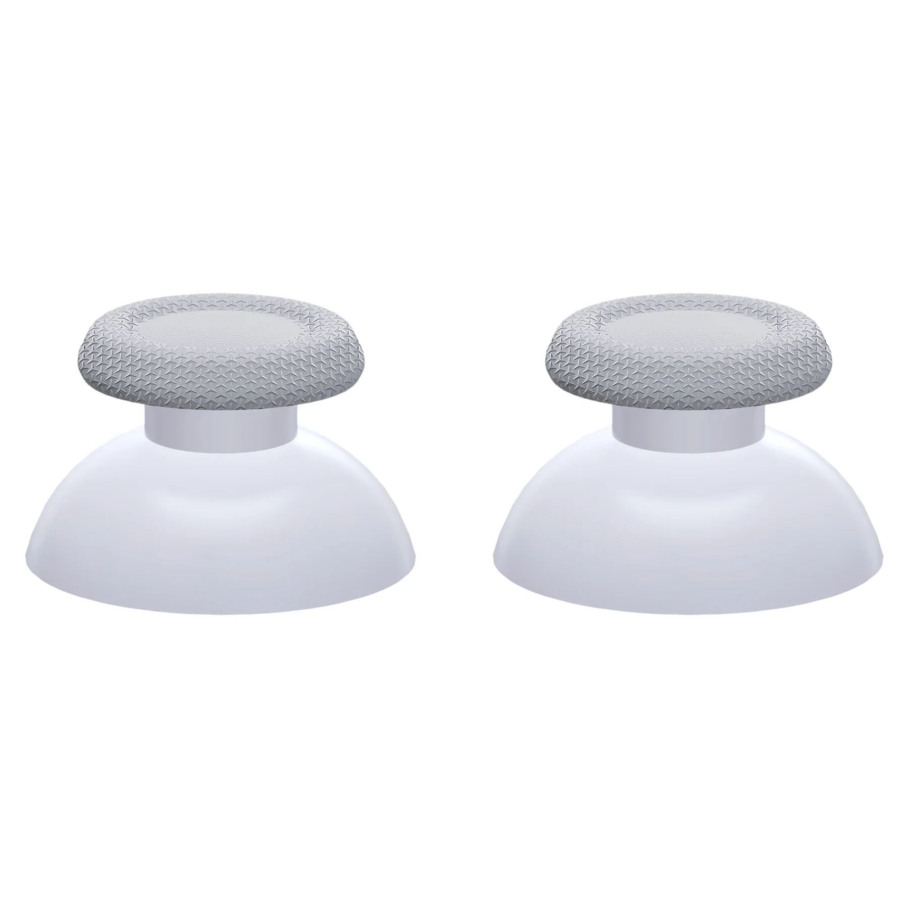 eXtremeRate Replacement Dual-Color Thumbsticks Analog Stick Joystick Compatible with PS5 & PS4 All Model Controller - Solid White & New Hope Gray - Image 5