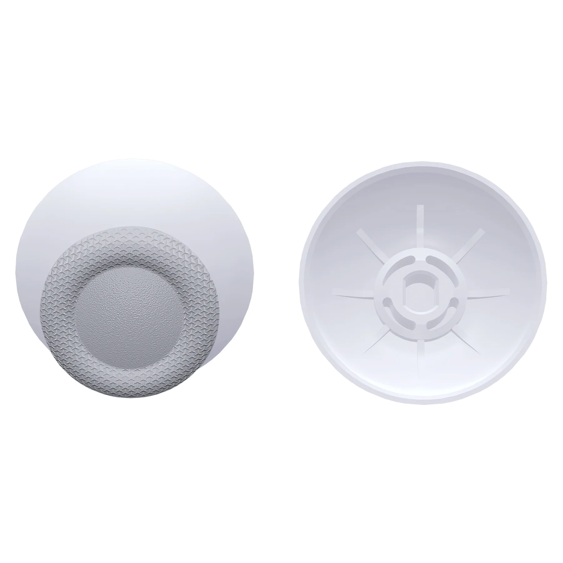 eXtremeRate Replacement Dual-Color Thumbsticks Analog Stick Joystick Compatible with PS5 & PS4 All Model Controller - Solid White & New Hope Gray - Image 6