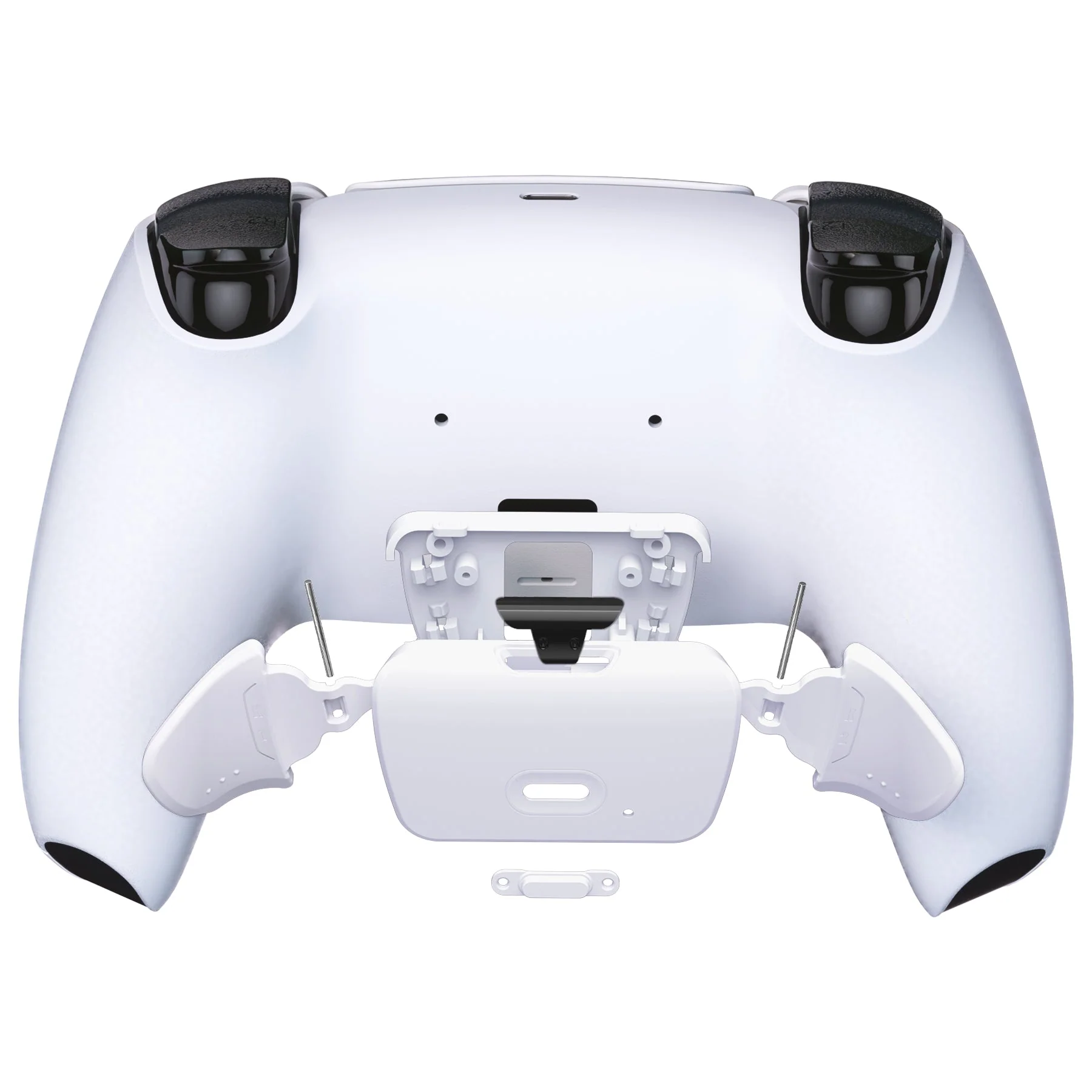 eXtremeRate Replacement Redesigned K1 K2 Back Buttons for eXtremerate RISE Remap Kit, Compatible with PS5 Controller - Solid White - Image 4
