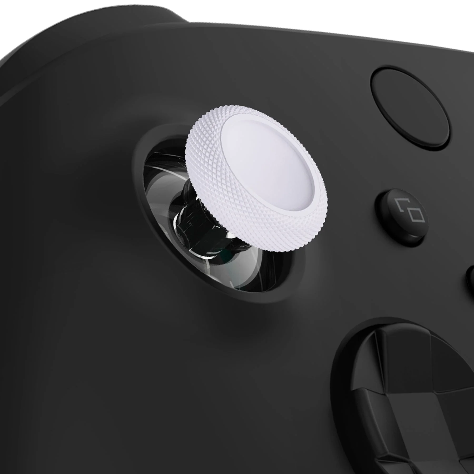 eXtremeRate Replacement Thumbsticks for Xbox Series X/S Controller & Xbox One X/S Controller & Xbox One Standard Controller & Xbox One Elite Controller - Solid White - Image 2