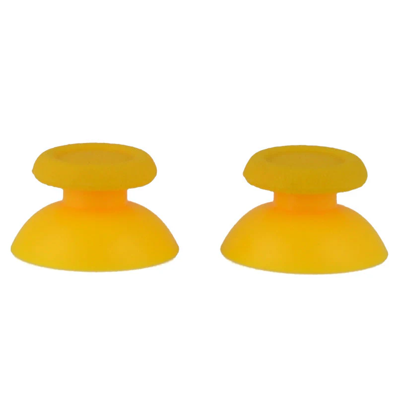 eXtremeRate Replacement 3D Analog Thumbsticks Compatible with PS4 Controller - Solid Yellow - Image 2