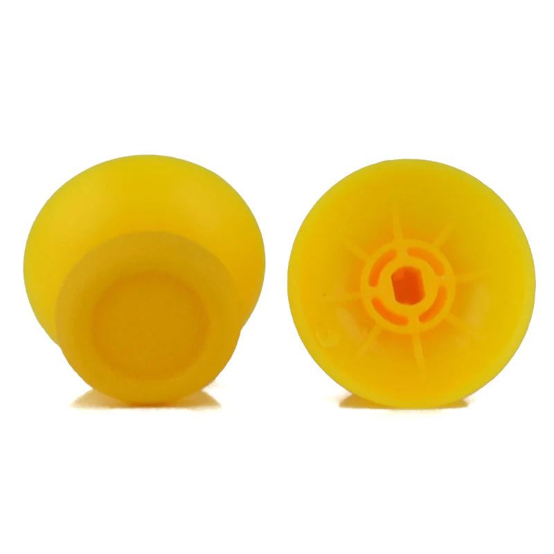 eXtremeRate Replacement 3D Analog Thumbsticks Compatible with PS4 Controller - Solid Yellow - Image 3