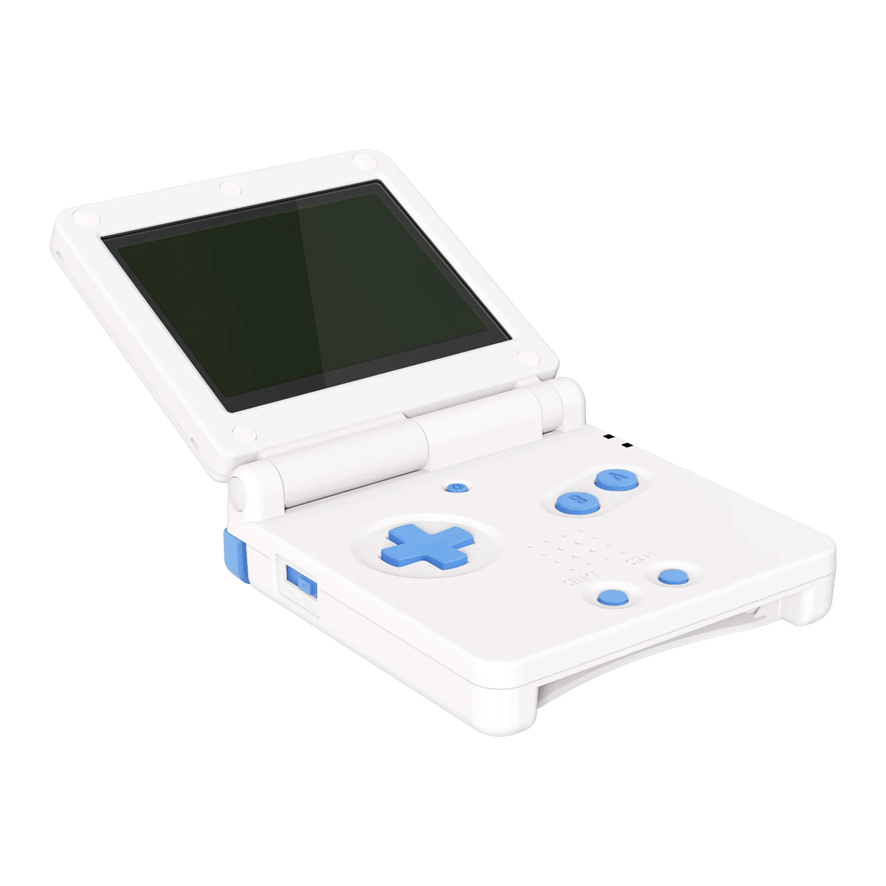 eXtremeRate Custom Replacement Full Set Buttons for Gameboy Advance SP GBA SP Console - Starlight Blue - Image 3