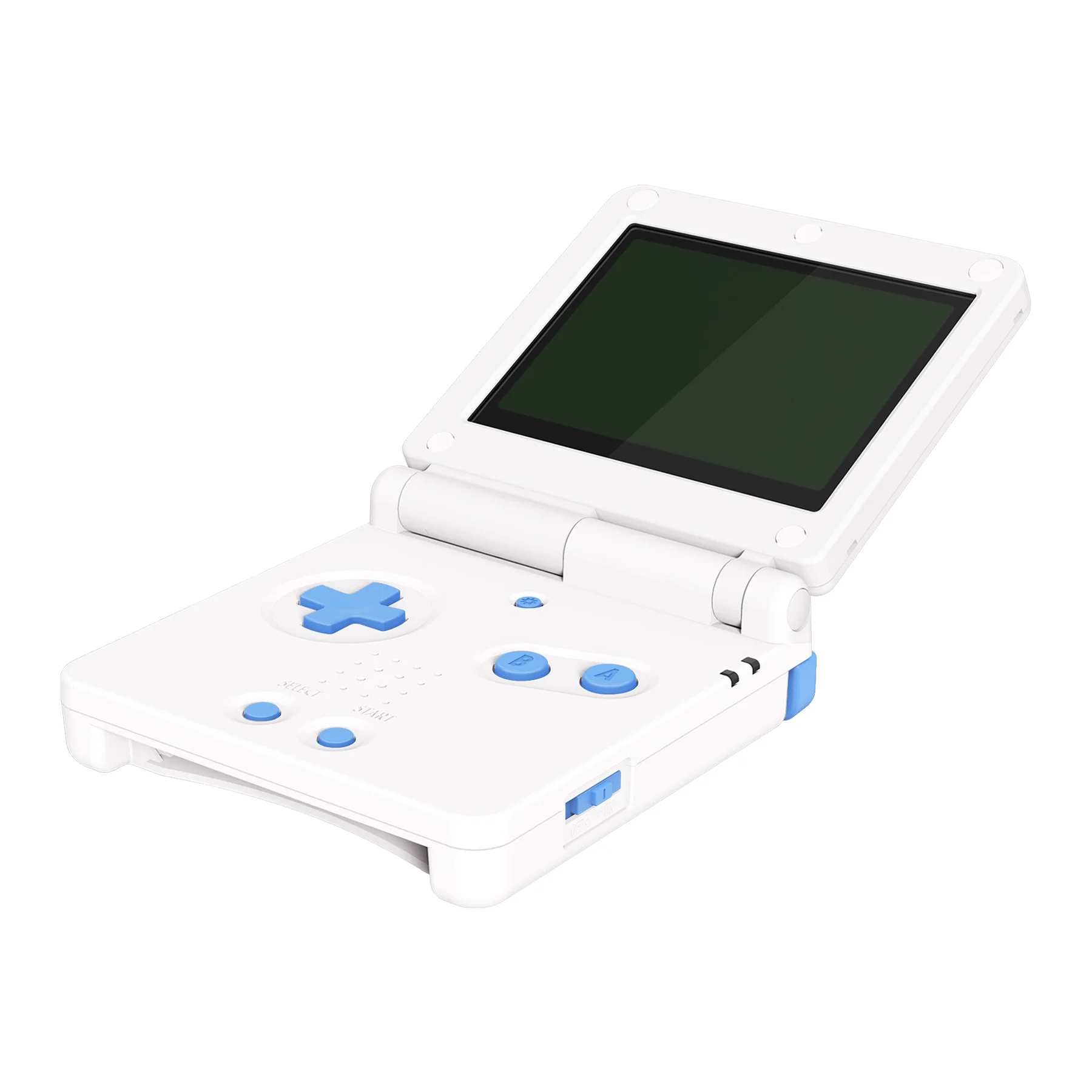 eXtremeRate Custom Replacement Full Set Buttons for Gameboy Advance SP GBA SP Console - Starlight Blue - Image 4