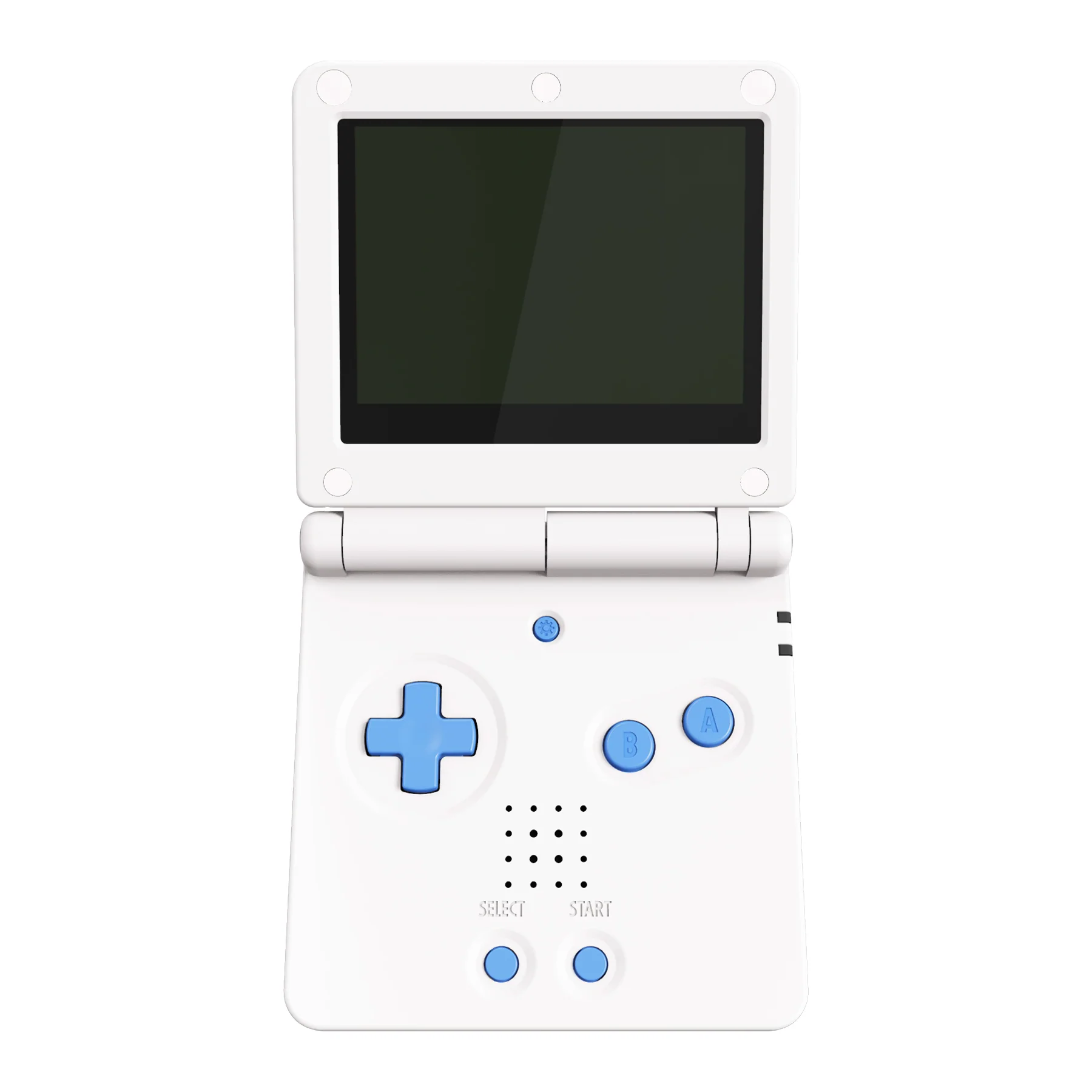 eXtremeRate Custom Replacement Full Set Buttons for Gameboy Advance SP GBA SP Console - Starlight Blue - Image 5