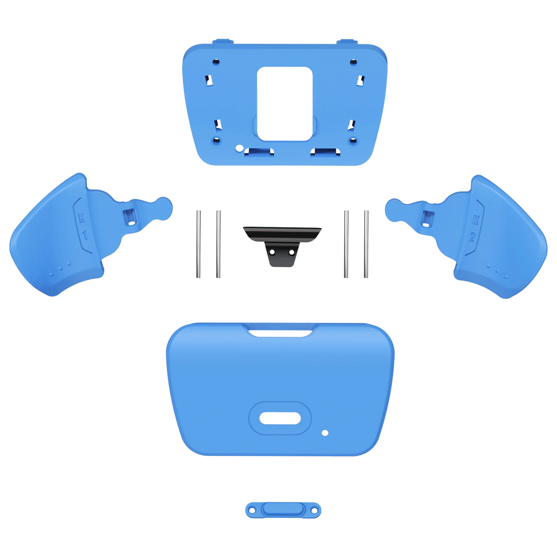 eXtremeRate Replacement Redesigned K1 K2 Back Buttons for eXtremerate RISE Remap Kit, Compatible with PS5 Controller - Starlight Blue - Image 2