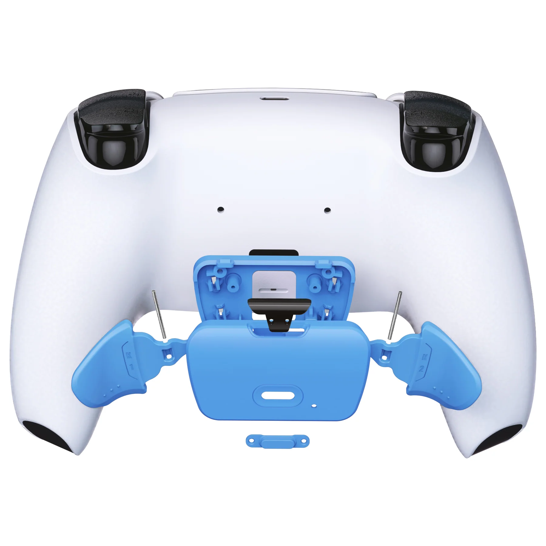 eXtremeRate Replacement Redesigned K1 K2 Back Buttons for eXtremerate RISE Remap Kit, Compatible with PS5 Controller - Starlight Blue - Image 4