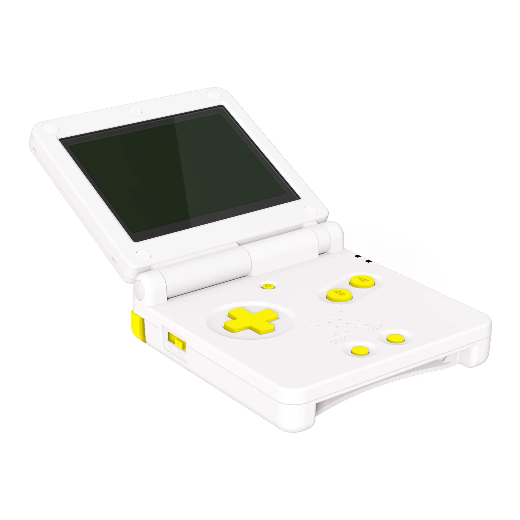 eXtremeRate Custom Replacement Full Set Buttons for Gameboy Advance SP GBA SP Console - Sunflower Yellow - Image 3