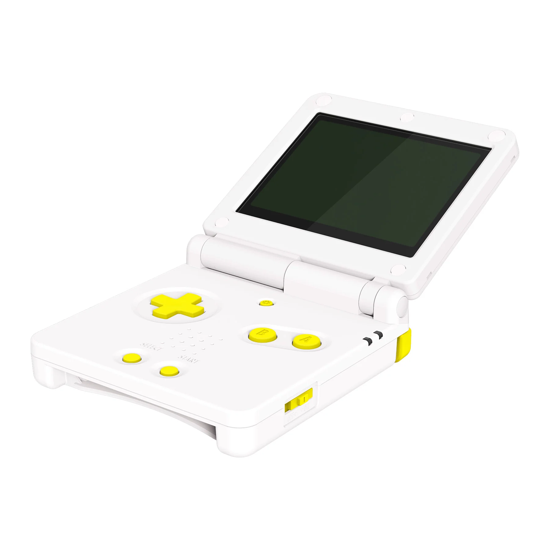 eXtremeRate Custom Replacement Full Set Buttons for Gameboy Advance SP GBA SP Console - Sunflower Yellow - Image 4