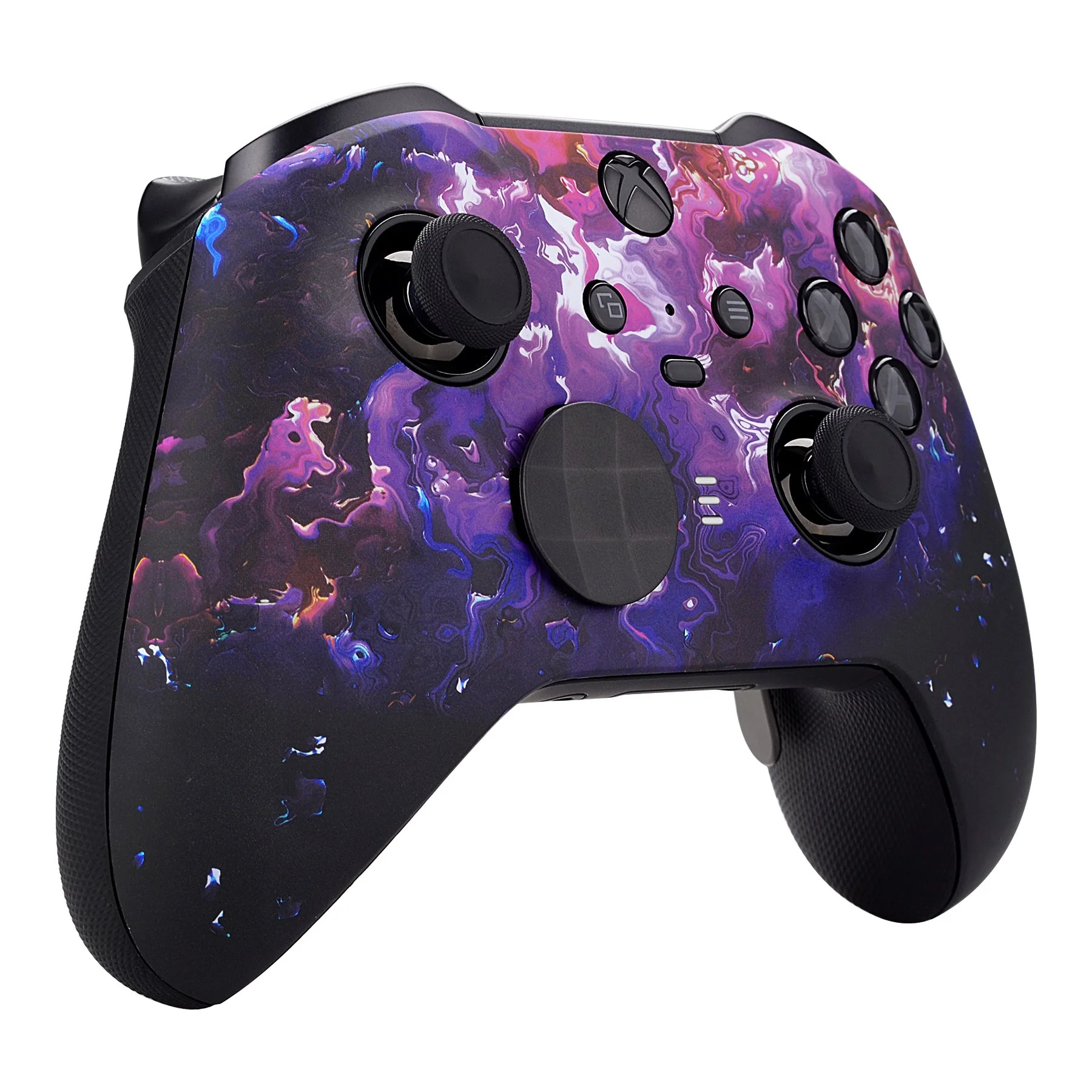 eXtremeRate Replacement Front Housing Shell Case with Accent Rings for Xbox One Elite Series 2 & Elite 2 Core Controller (Model 1797) - Surreal Lava - Image 6