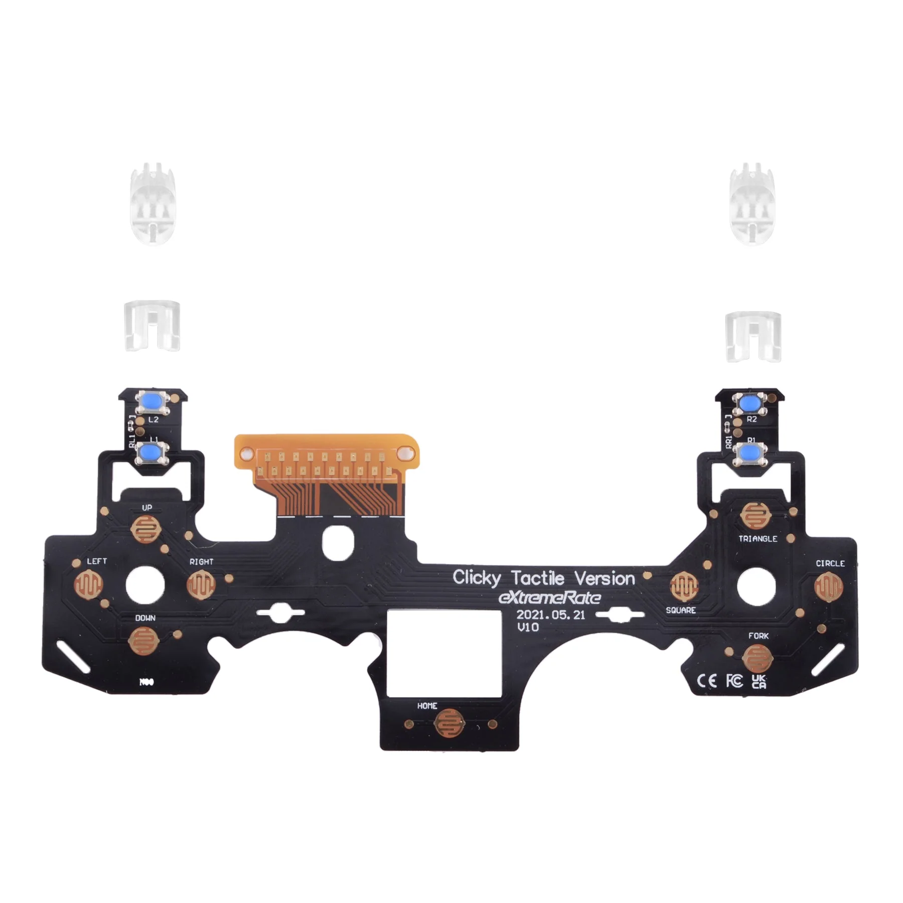 eXtremeRate Tactile Version Clicky Hair Trigger Kit for PS4 Controller Shoulder Buttons,Mouse Click Kit for PS4 Controller Slim Pro Controller JDM-040/050/055 - Image 7