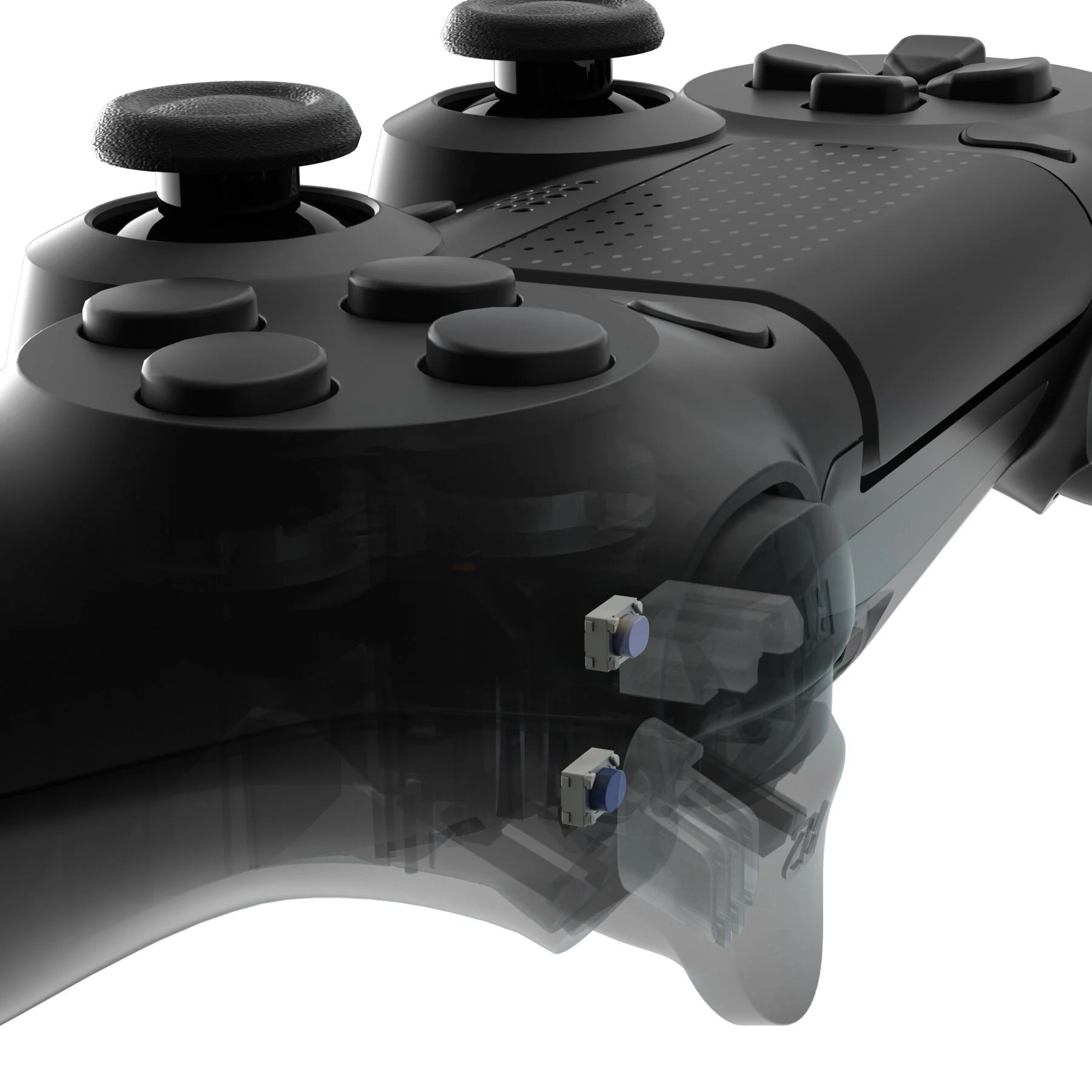 eXtremeRate Tactile Version Clicky Hair Trigger Kit for PS4 Controller Shoulder Buttons,Mouse Click Kit for PS4 Controller Slim Pro Controller JDM-040/050/055 - Image 8
