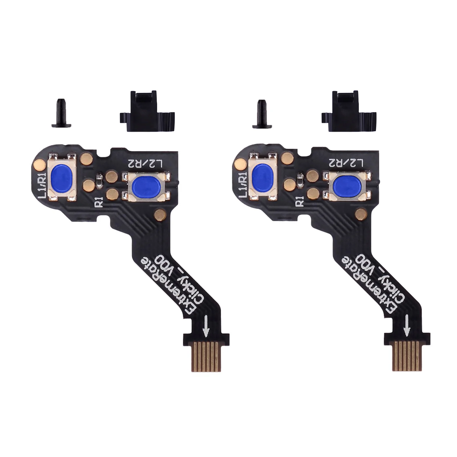 eXtremeRate Tactile Version Clicky Hair Trigger Kit for PS5 Controller Shoulder Buttons, Custom Tactile Bumper Trigger Buttons for PS5 Controller BDM-010 & BDM-020 - Image 8