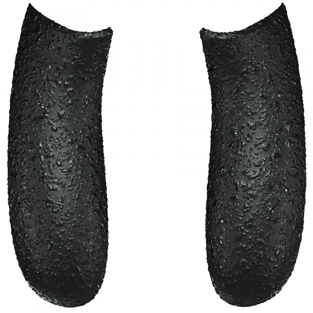 eXtremeRate Replacement Non-Slip Side Rails Grip Back Panels for Xbox Series X & S Controller - Textured Black - Image 2