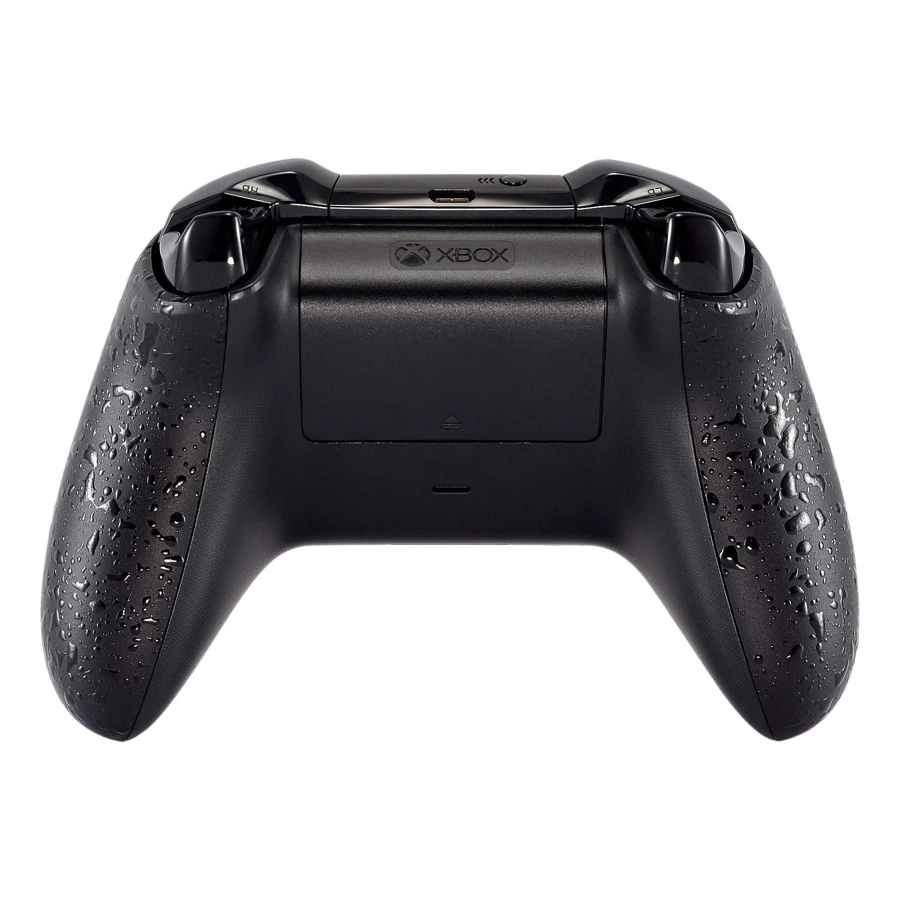 eXtremeRate Replacement Non-Slip Grips Side Rails Handles for Xbox One X & S Controller (Model 1708) - Textured Black - Image 4